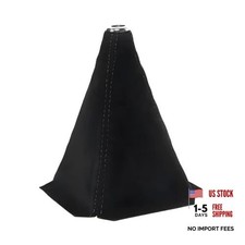 Car Shift Knob Dust Cover, Auto Gear Shift Knob Boot, Dust-Proof Suede, Black
