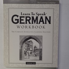 The Learning Company Learn To Speak German Workbook Version 7.0 1998