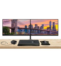 HP Series 5 Pro 24-inch 524pf FHD 1080p LCD Monitor, 2-Pack, MK540, DisplayPort
