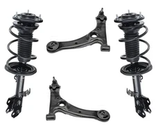 Front Complete Struts & Lower Control Arms & Ball Joints For Toyota Prius 04-09