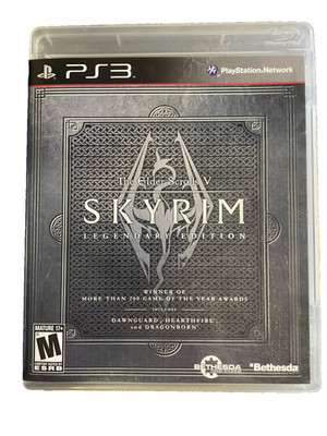Elder Scrolls V: Skyrim - Legendary Edition - Sony PlayStation 3 PS3 RPG