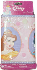 Vintage Imperial Disney Princess Characters Pre-Pasted 5 Yards Wallpaper Border