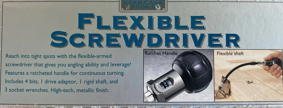 Star Case Tools Flexible Ratcheting Screwdriver With Accessories - Image 4 of 4