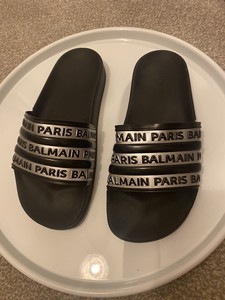 womens balmain sliders