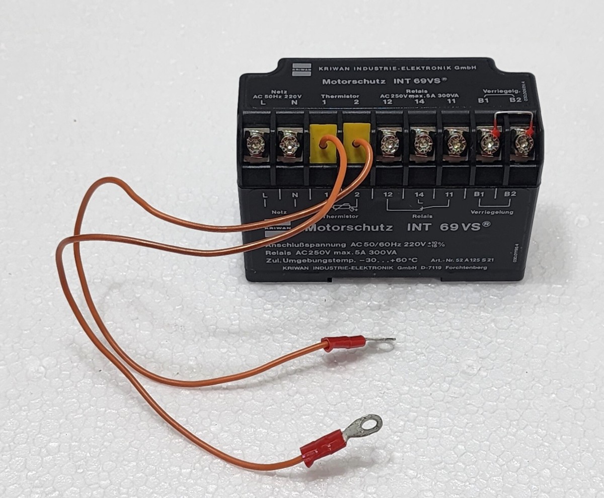 Kriwan INT69VS 52A125S21 Motor Protection Module 220VAC 50