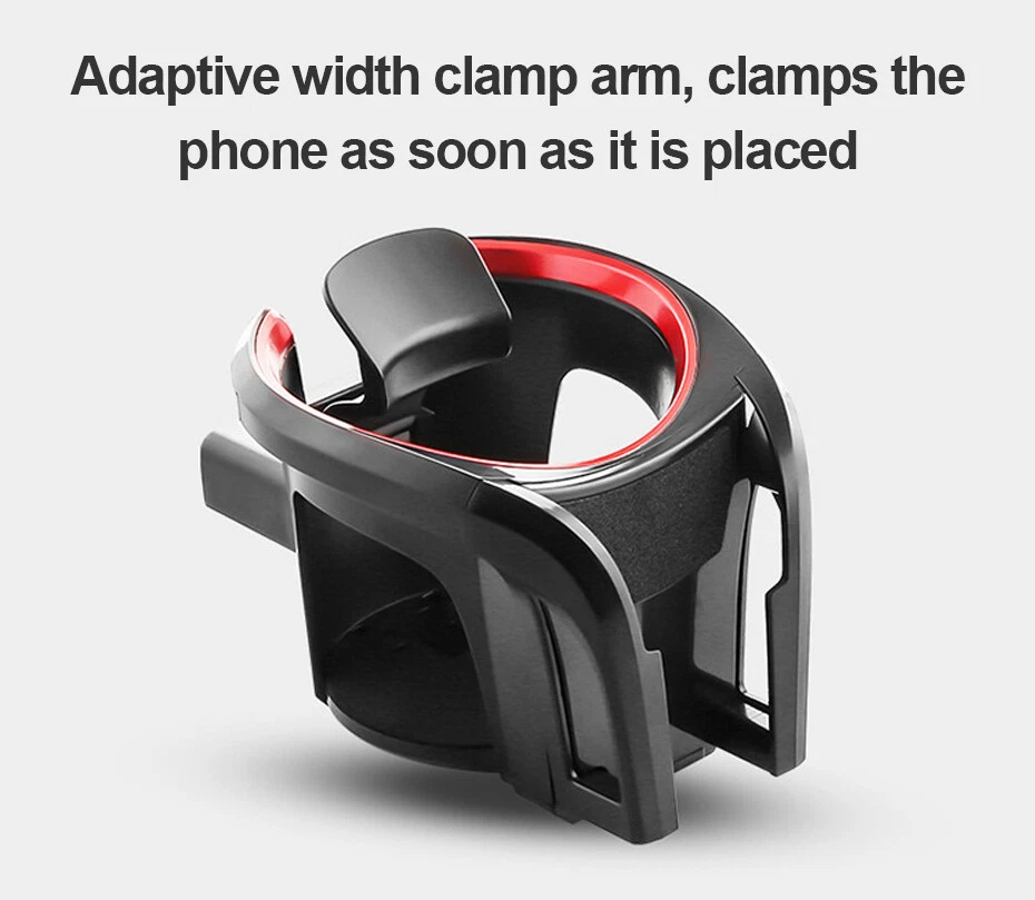 Portavasos Soporte de Ventilación de Aire Soporte de Teléfono de Agua Gancho Montaje en Botella Accesorio 2 en 1 Foto 4 de 4