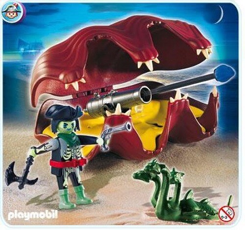 Playmobil Pirates Shell with Cannon Play Set 4802 NEW NIB