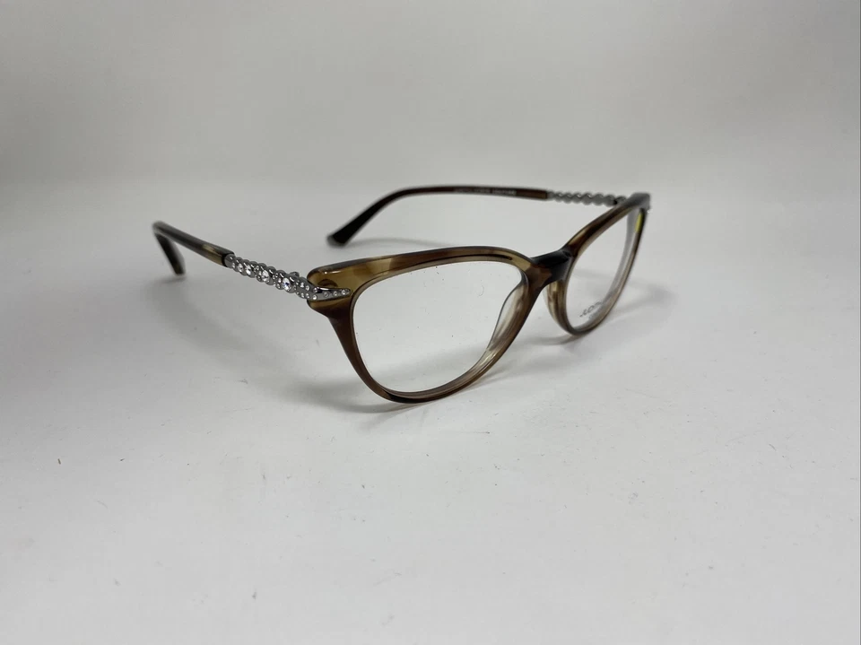 JUDITH LEIBER COUTURE GAFAS ZODIACO MADERA MARRÓN 53/16/140 PLÁSTICO/METAL I671 Foto 4 de 4