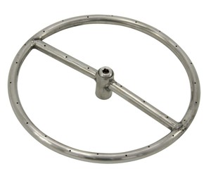Hpc Round Natural Gas Fire Pit Burner Ring 12 Inch Stainless Ebay