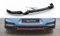 CUP Diffusor Ansatz Schwarz FüR Hyundai I30 N MK3 Heck Rear Splitter ABS Mit Vb