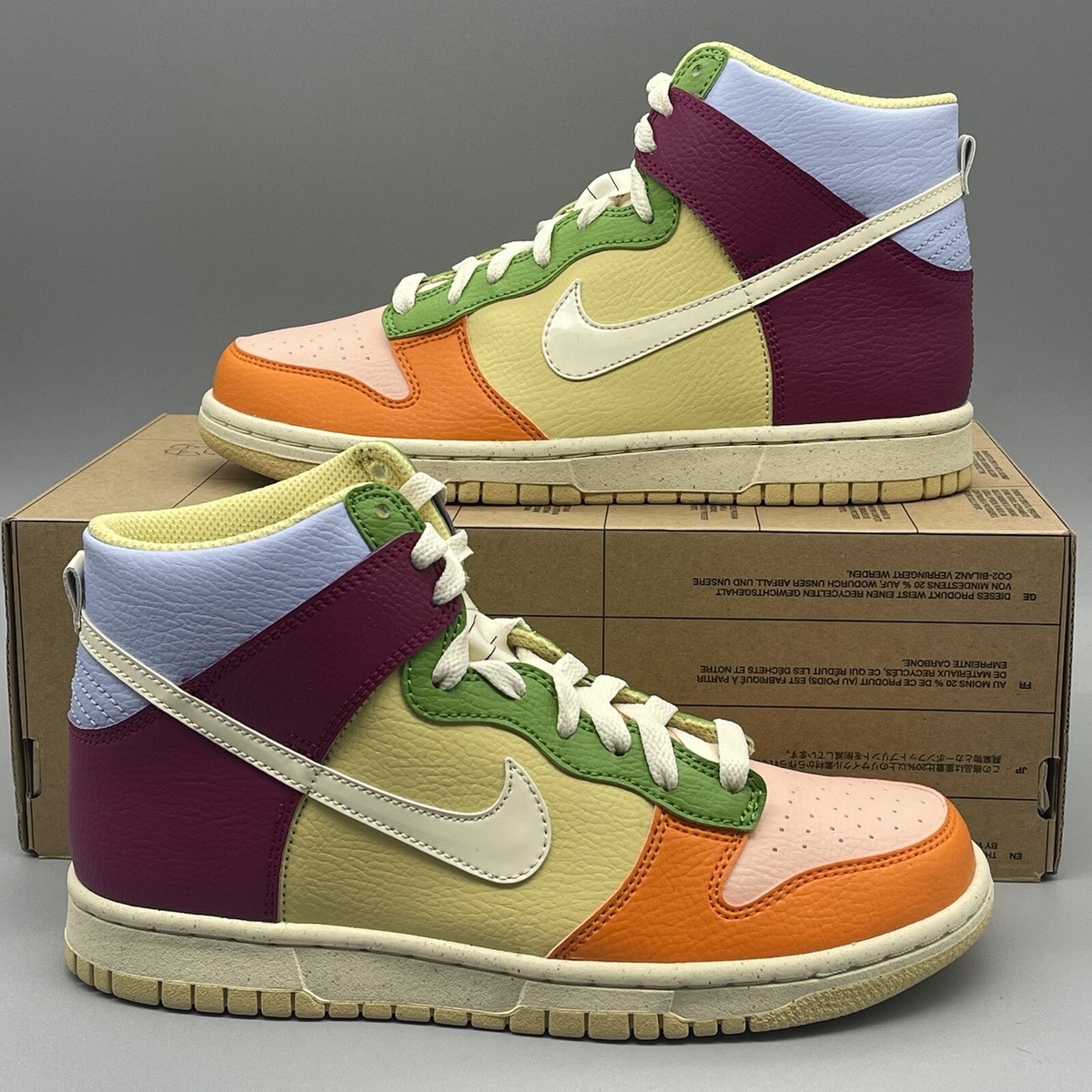 Nike Dunk High Retro NN Next Nature GS Multicolor DZ5638-500 Nike Dunk High Retro NN Next Nature GS Multicolor DZ5638-500