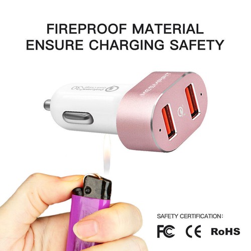 Car Plug Power Charger QC3.0 USB Adapter For Samsung Galaxy S24 Ultra S23 S21 FE - 第 32/39 張圖片