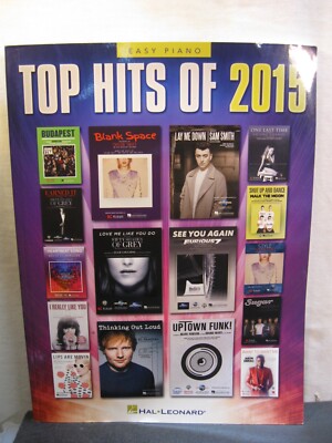 Top Hits of 2015 - Easy Piano- 20 terrific tunes