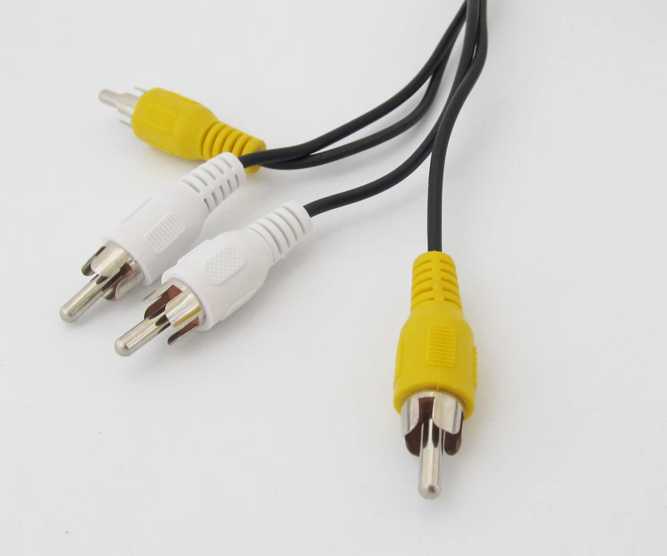 10pcs Twin RCA Phono Male cable 2 RCA Phono Male to Male Audio Cable 3.3ft/1M - Image 2 of 3