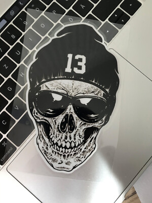 Skull XL 30cm Aufkleber Totenkopf Punisher Schädel Autosticker Auto
