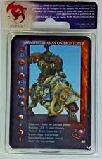 RACKHAM Confrontation: ANIMIST SHAMAN ON BRONTOPS ORGM03