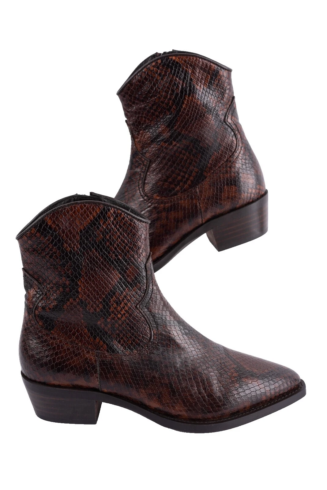 Massimo Dutti Leather Boots for Women