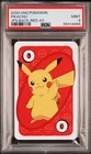 PSA 9 Japanese Pikachu UNO Red 0 Pokémon TCG JPN Back 2020