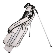 Orlimar Pitch 'N Putt Elite Synthetic Leather Sunday Stand Golf Bag White New