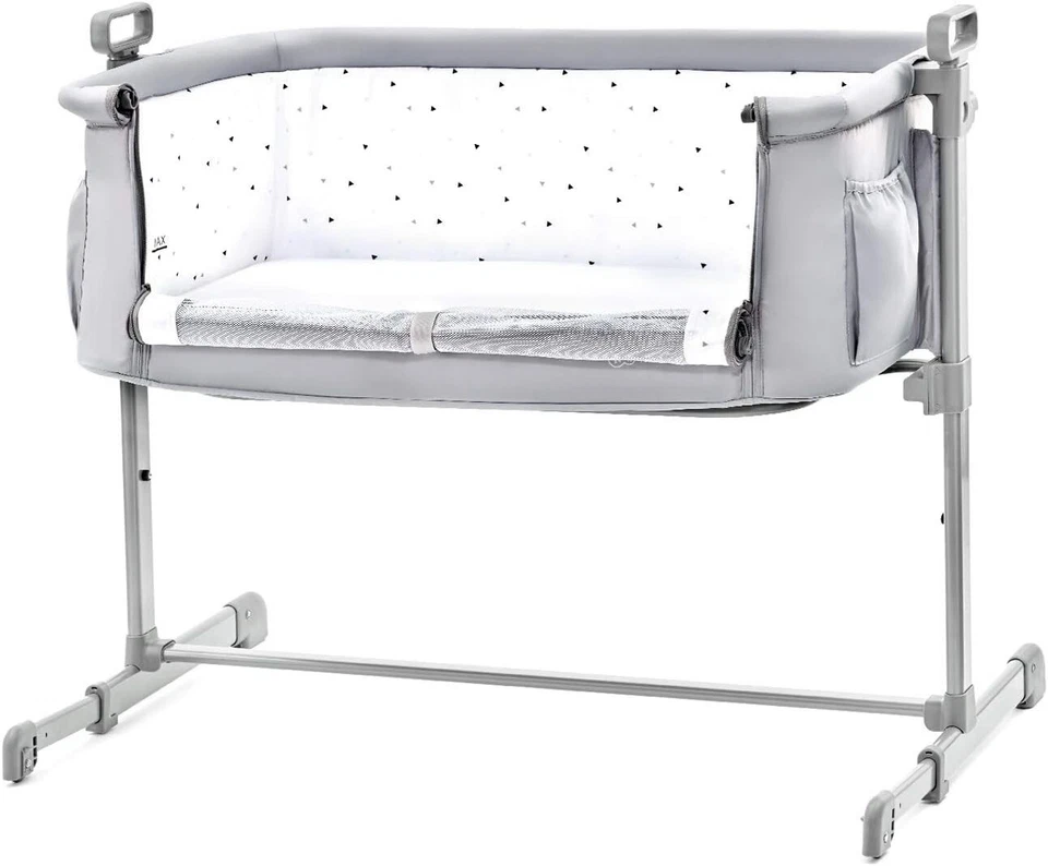 Kinderkraft Neste Up Bedside Baby Newborn Cot Crib Brand New GREY KKLNESTGRY00BS - Image 2 of 4
