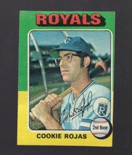 1975 TOPPS COOKIE ROJAS #169 KANSAS CITY ROYALS 