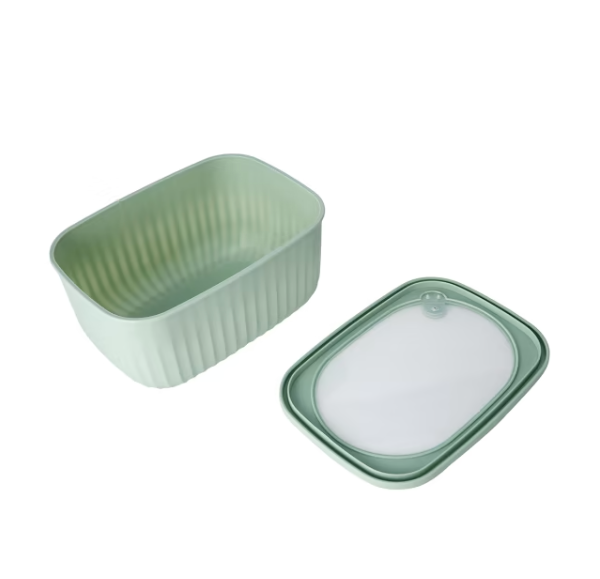 NEW 4 x Piece Rectangle Nested Food Storage Set Home Meal Prep Food