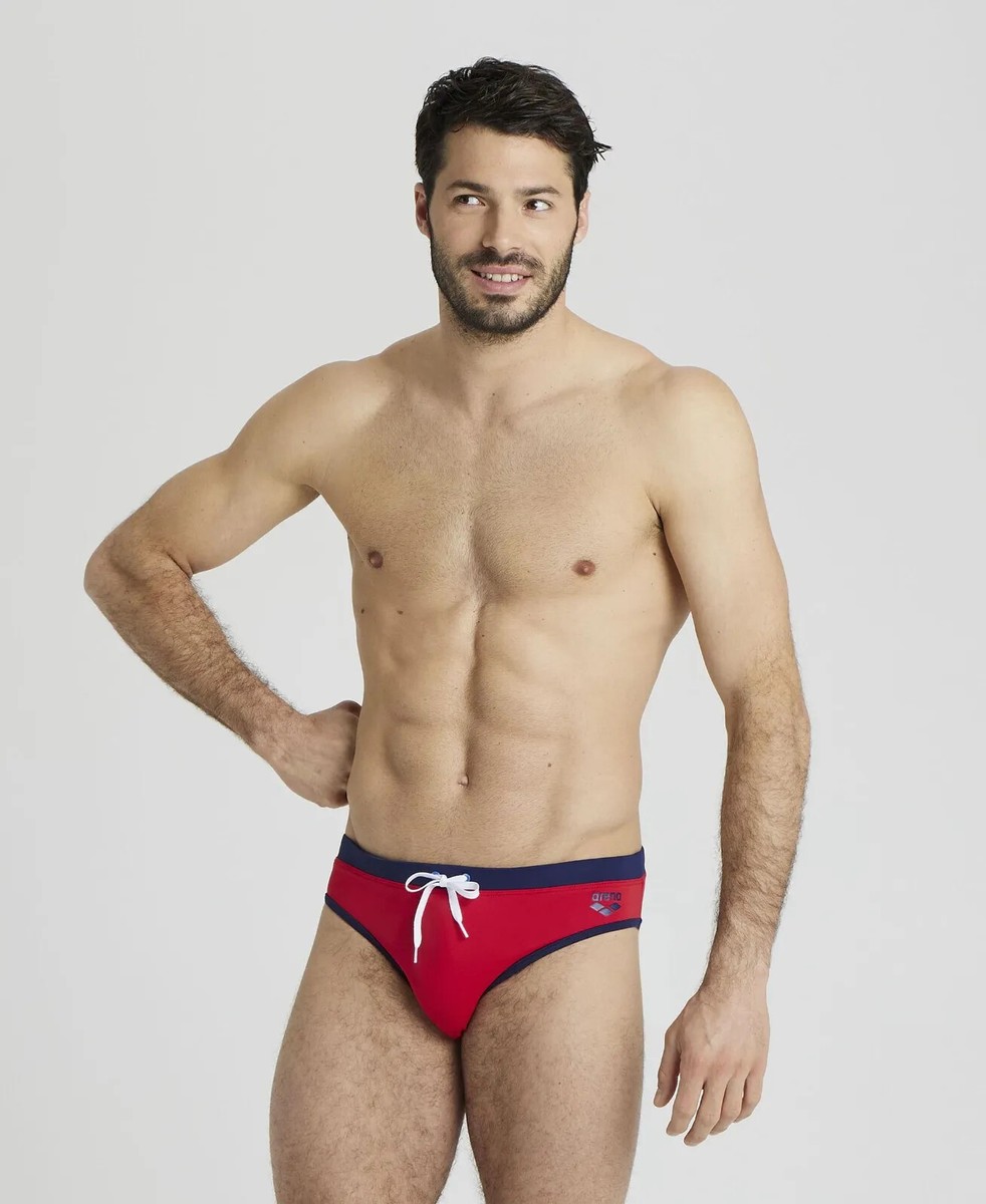 arena Swim Brief Navy 男性用競泳水着 競パン ネイビー Arena men navy space blue iconic Swim Brief bikini swimwear