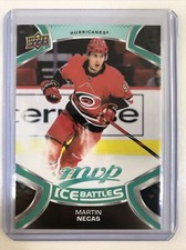 2021-22 Upper Deck MVP Hockey Ice Battles Parallel #174 Martin Necas