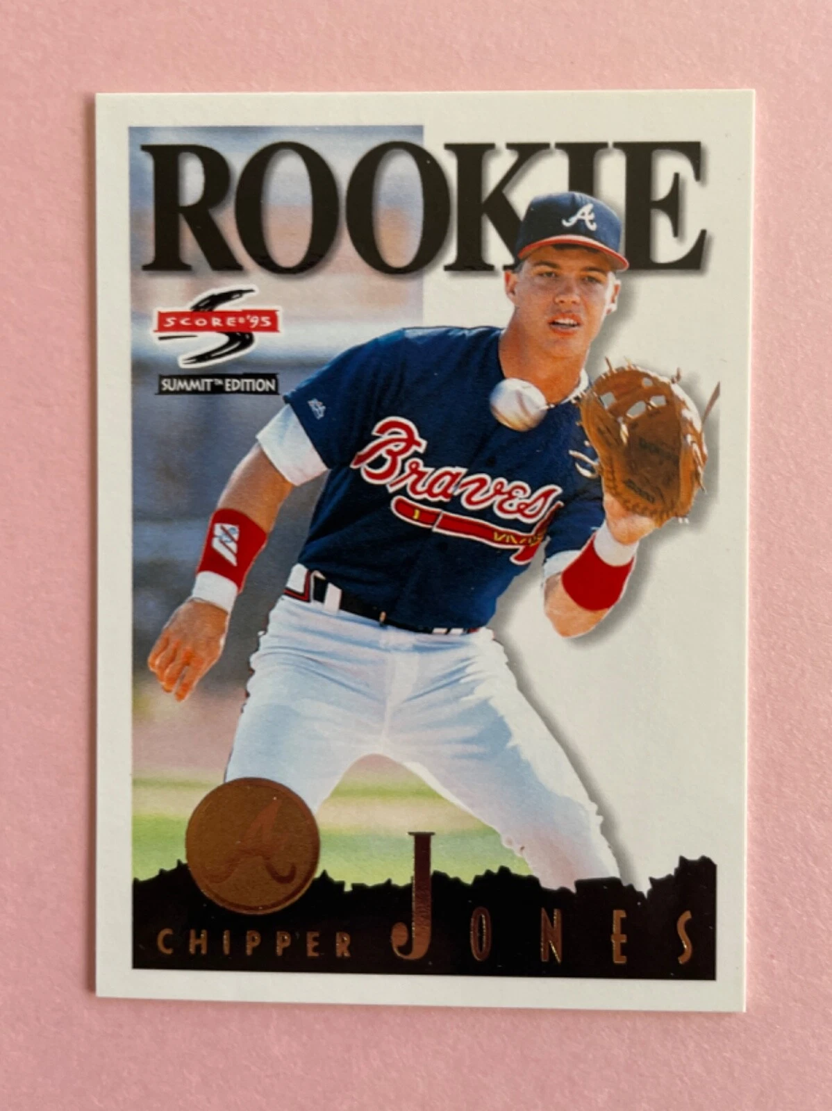 Chipper Jones trading card