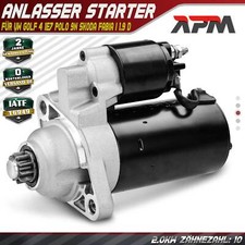 Anlasser Starter 2.0 kW 10 Zähnez. für VW Golf 4 1E7 Polo 9N Skoda Fabia I Seat