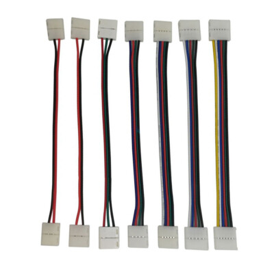 2pin 3pin 4pin 5pin 6pin LED Connector Solderless Adapter  Fo RGB RGBW LED Strip