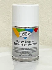 Testors Spray Paint  ~  Gloss White 1245T  ~  Enamel 3oz Rust-Oleum Hobby ✨