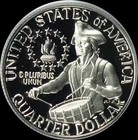 1976 S 40% Silver Washington Quarter Cameo Gem Proof FREE SHIPPING