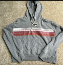 Pink Victorias Secret Womens Sweater XS Hoodie Pullover Sweatshirt Casual Gray