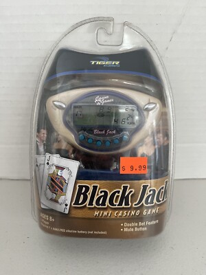 Vintage Tiger BLACK JACK MINI CASINO ELECTRONIC Handheld Game NEW
