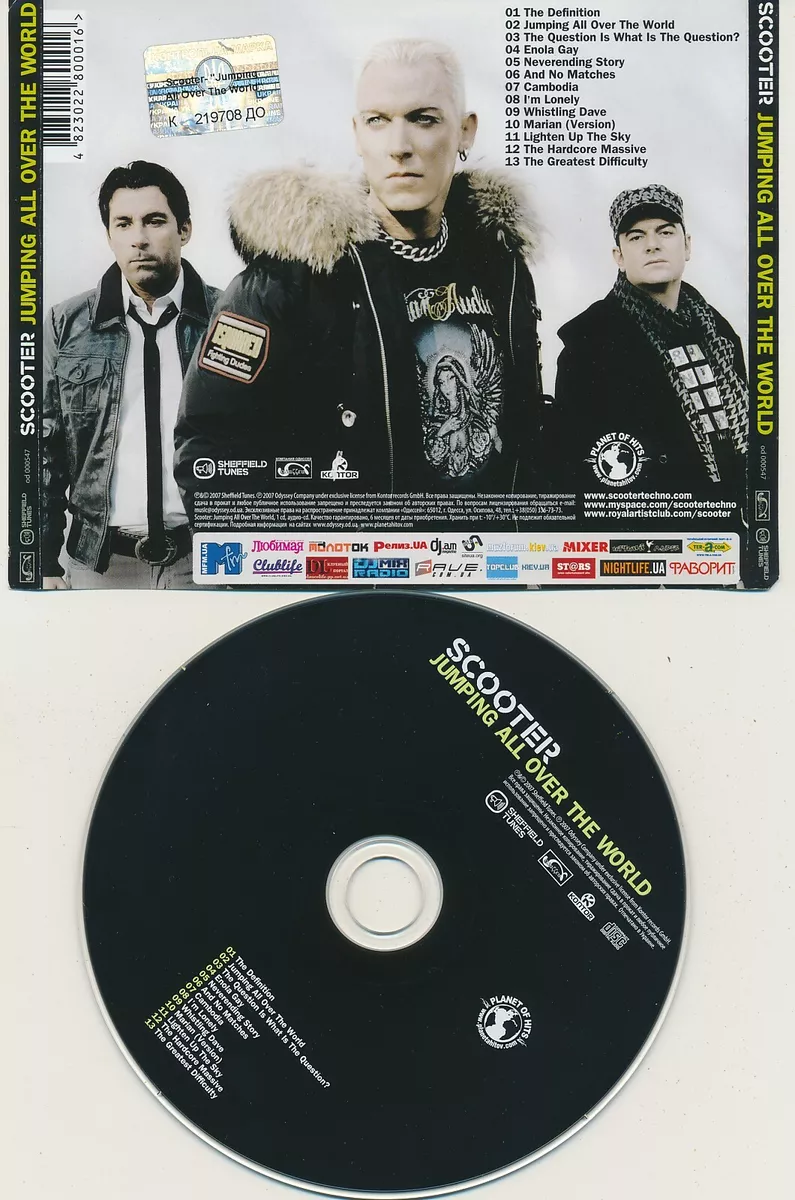 asiatisk Bestemt G Scooter Jumping All Over The World 2007 Ukraine Licensed CD electronic |  eBay