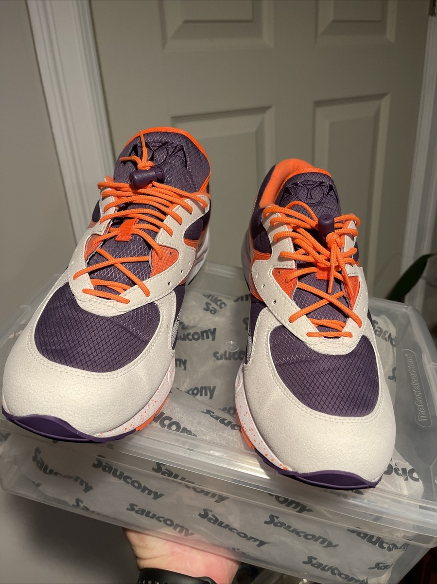 Saucony Aya Size US 13 M (D) Men's Running Shoes White / Purple