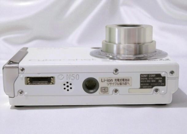 N Mint] Sony Cyber-shot DSC-W80 White Digital Camera 7.2MP w