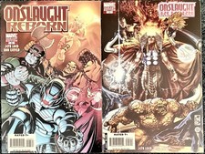 Onslaught Reborn #3, 5 NM 2007-2008 variant covers Rob Liefeld Jeph Loeb Marvel