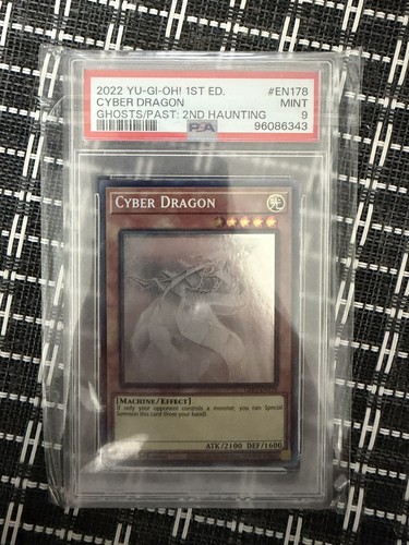 2022 Yu-Gi-Oh! Cyber Dragon GFP2-EN178 Ghost Rare PSA 9