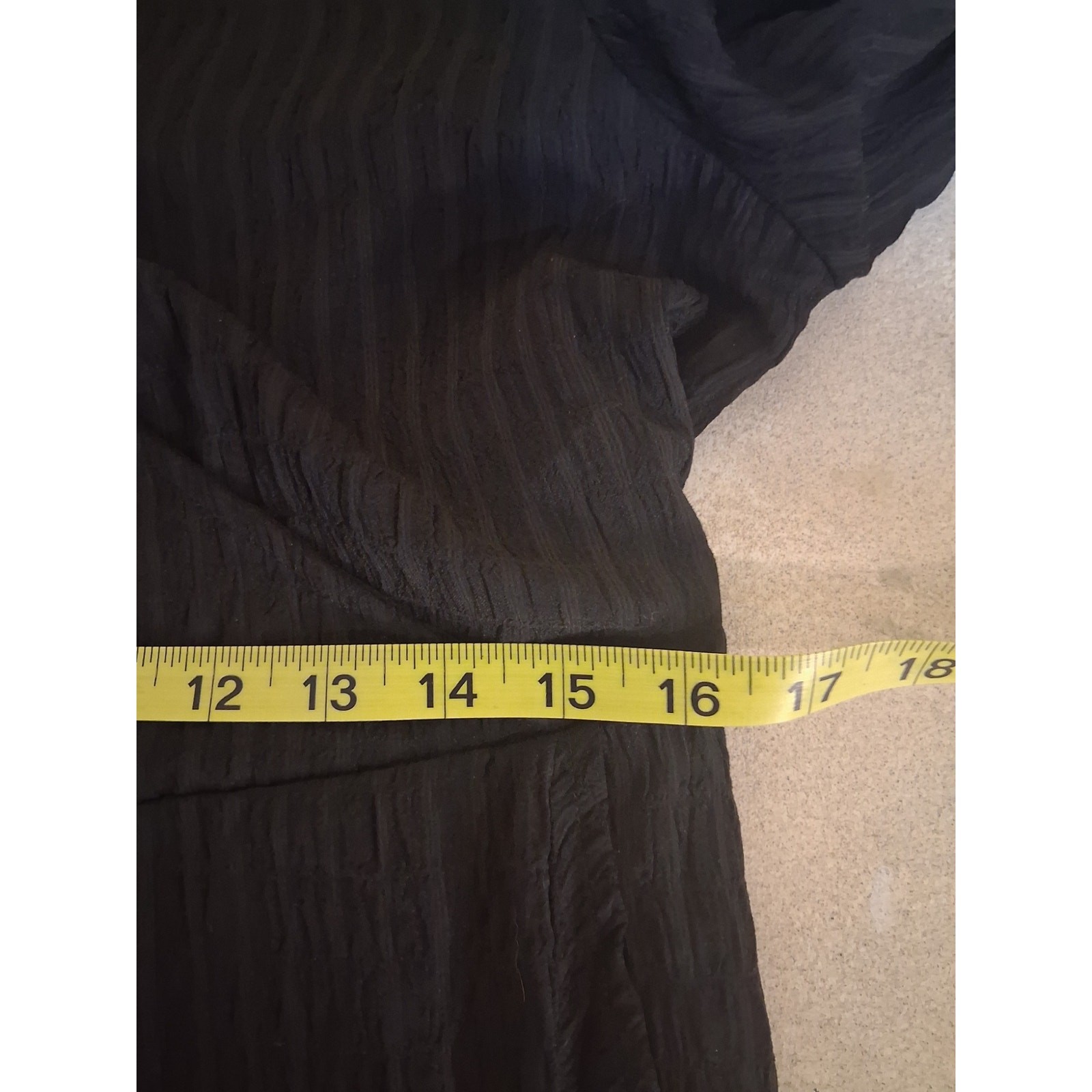 SO Dress Size Large Basic Black Wrap Mini Dress W… - image 10