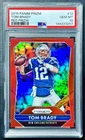 2015 Panini Prizm TOM BRADY #12 Red Prizm SP PSA 10 Gem Mint! Patriots