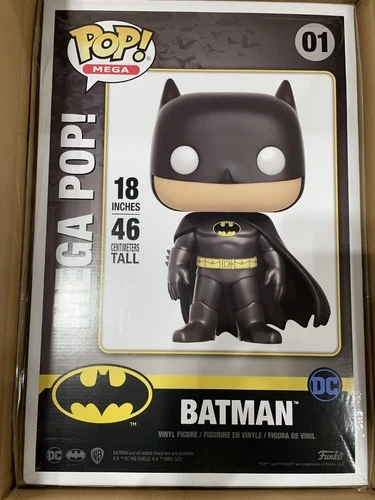 Funko Pop Batman 18" Mega Heroes #01 2020 Oversized Vinyl Figure New w/ Shipper