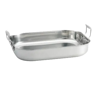 TableCraft CW2032 Stainless Steel 6 qt. Roasting Pan w/ Brushed Finish
