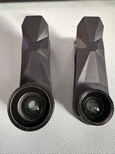 2 iPhone Lens Kit - Fish Eye, Wide angle Macro Camera Clip-on Lens