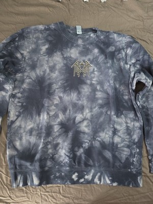 Sleep Token Take Me Back To Eden Large Blue Tie Dye Band Sweatshirt