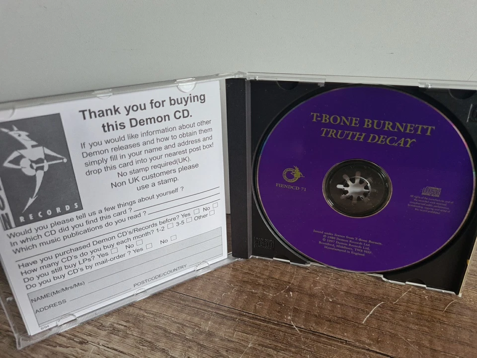 CD: Rock - T-Bone Burnett - Truth Decay - Bild 3 von 3
