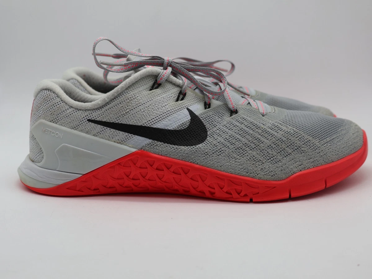 Nike Metcon Training Shoes Grey Pink White 924595-003 Nike Metcon 3 Metallic W for sale | eBay main image 3