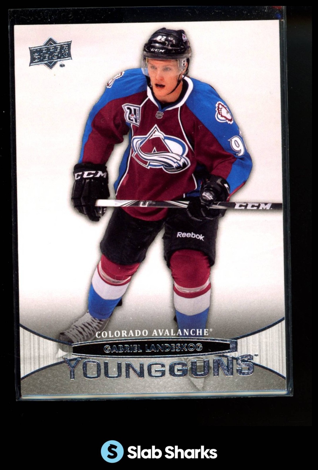 2011 UPPER DECK #208 GABRIEL LANDESKOG YOUNG GUNS RC ROOKIE