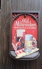 Vintage 1970 OLD MILWAUKEE BEER SIGN with Steins Meats & Cheese Tray design.